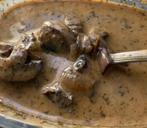 Hungarian mushroom soup  at Laughing Planet Cafe in Bloomington