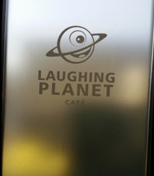 Welcome... at Laughing Planet Cafe in Bloomington