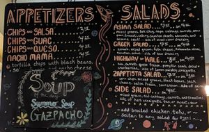 Menu... at Laughing Planet Cafe in Bloomington