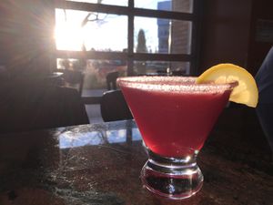 Raspberry Lemon drop at Siam Lotus in Beaverton