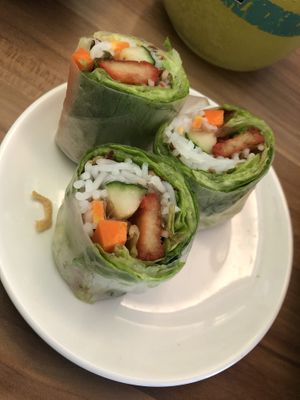 Springs rolls   at Sandwich Saigon Vegetarian - Cloud Kitchen in Central Singapore
