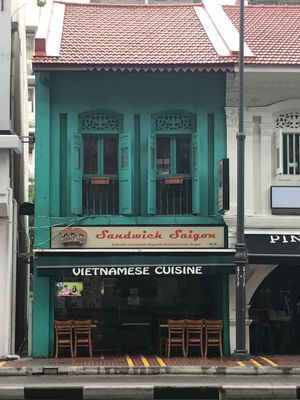 shop front at Sandwich Saigon Vegetarian - Cloud Kitchen in Central Singapore
