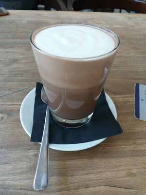 Vegan B52 with soy cream at Butterflies and Hurricanes in Thessaloniki