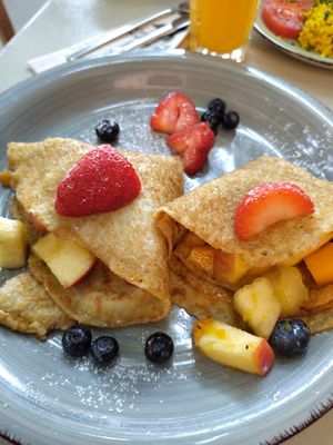 Vegane Pfannkuchen at Schwarzer Walfisch  in Heidelberg