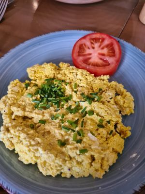 Rührei - leider fast kalt und geschmacklos at Schwarzer Walfisch  in Heidelberg