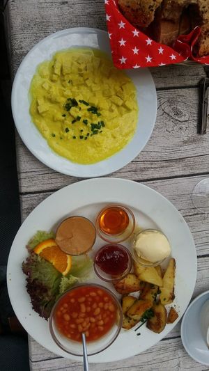 Hearty breakfast. at Schwarzer Walfisch  in Heidelberg