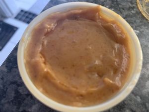 Peanut sauce at Siam House in Bloomington