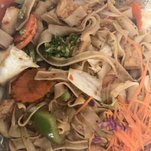 Drunken noodles... at Siam House in Bloomington