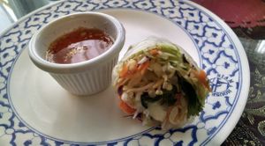 Garden rolls at Siam House in Bloomington
