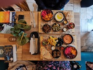 Beautiful colors at Tel Aviv Urban Food in Lodz