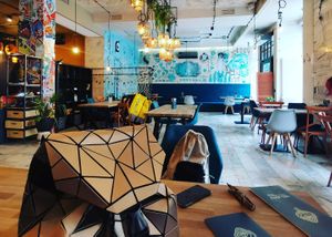 Interior at Tel Aviv Urban Food in Lodz