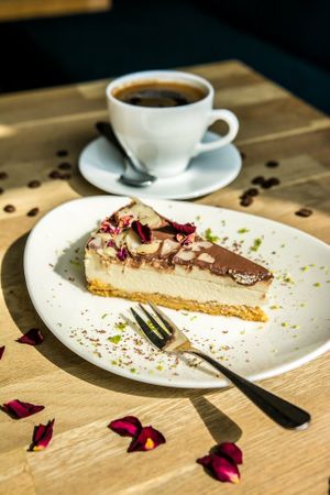 Vegan desserts and large veriety of coffees and tea. at Tel Aviv Urban Food in Lodz