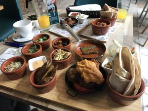 Mezze board at Tel Aviv Urban Food in Lodz