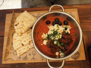 Shakshuka at Tel Aviv Urban Food in Lodz