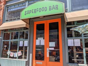 Convenient to the interstate. at Superfood Bar in Denver
