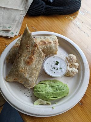 Pesto wrap at Superfood Bar in Denver