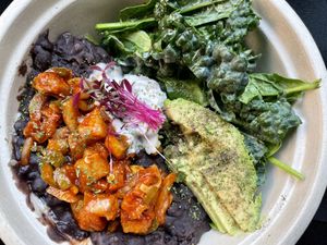 Black bean bowl   at Superfood Bar in Denver