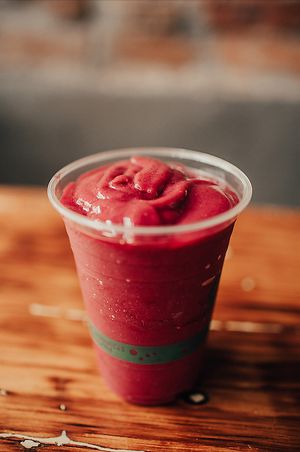 BlackBeet Smoothie
Blackberries, beets, goji berries, strawberries, acerola cherry, açaí  & chia seeds! at Superfood Bar in Denver