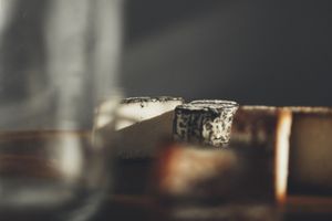 plant based almond cheese at Kucha in Ljubljana