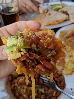 Plantain baskets  at La Colombiana in San Clemente