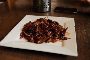 Vegan Char Kway Teow  at Kopitiam Singapore Cafe in Hobart