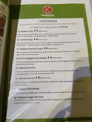   at Kopitiam Singapore Cafe in Hobart