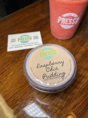 Chia pudding  at Press'd - Stoneybrook in Winter Garden