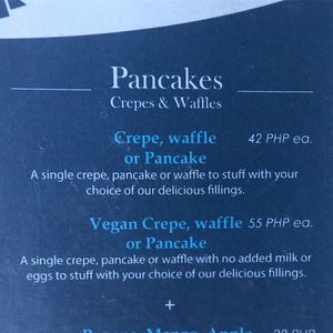 Vegan breakfast options  at Freediving Planet  in Moalboal