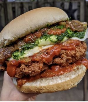 Amazing sandwich  at V Food Spot in London