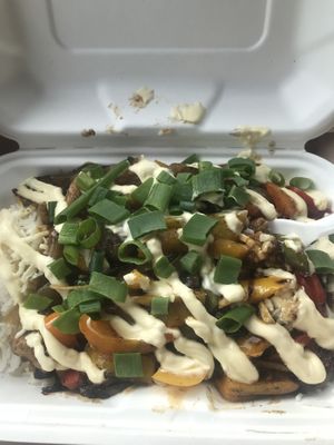 Portion was good size  at V Food Spot in London