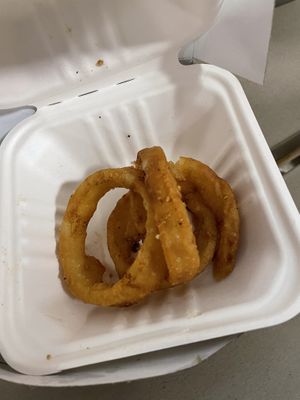 Onion rings (didn't last long)  at V Food Spot in London