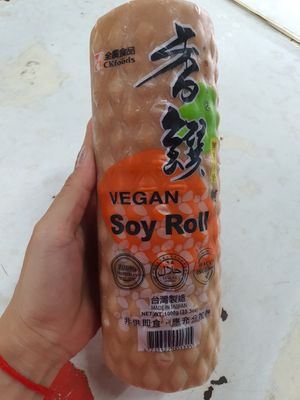 Vegan Soy roll ~ Circuit Breaker Period Phase 2 at Friendly Vegetarian Food Supplier 善缘 - Pasir Panjang in Central Singapore