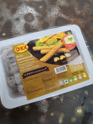 Vegan sausage ~  Circuit Breaker Period Phase 2 at Friendly Vegetarian Food Supplier 善缘 - Pasir Panjang in Central Singapore