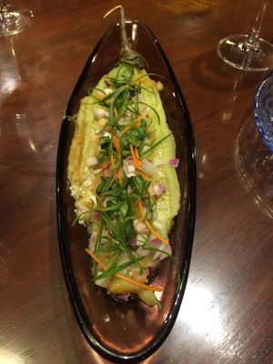 Pickled eggplant at Subo in Boracay