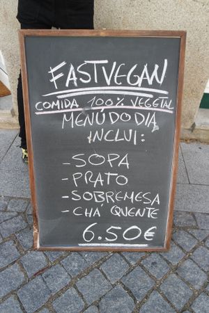Daily Menu at Fast Vegan in Castelo Branco