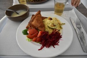 Dish of the day at Fast Vegan in Castelo Branco