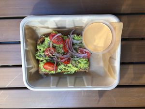 avocado toast at Miami Fresh Cafe in Miami
