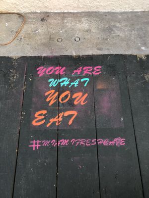 I am a plant then  at Miami Fresh Cafe in Miami