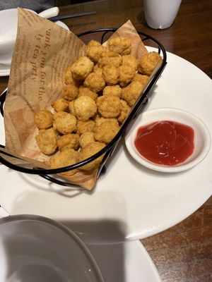 Popcorn tofu  at Ji Ming Temple Vegetarian Diet in Nanjing