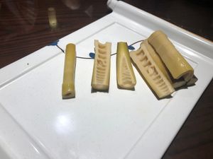 Bamboo shoots - spartan but tasty! at Ji Ming Temple Vegetarian Diet in Nanjing