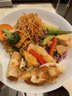 Everything vegan   at Sukho Thai in Laval