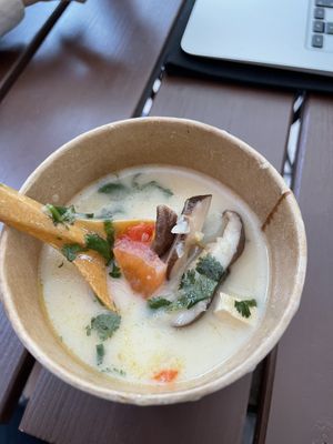 tom kha, very good  at Onigirazu in Prague
