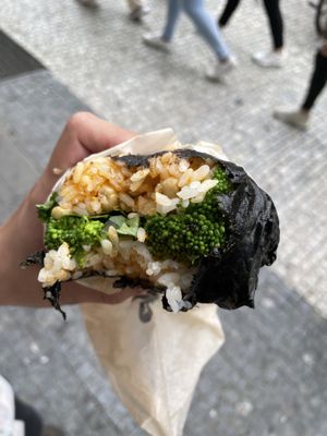 broccoli  at Onigirazu in Prague