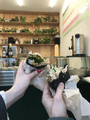 💚💚💚 at Onigirazu in Prague