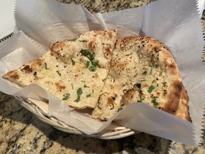 Garlic Naan at Everest Cuisine in Worthington
