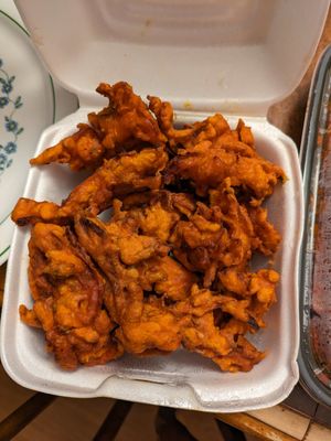 Onion bhaji at Everest Cuisine in Worthington
