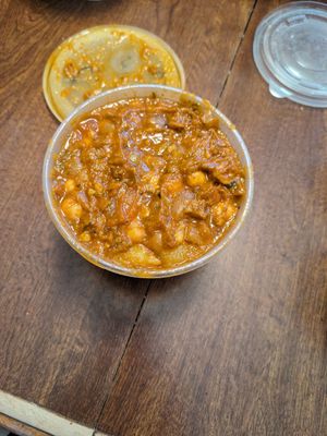 Aloo choley at Everest Cuisine in Worthington