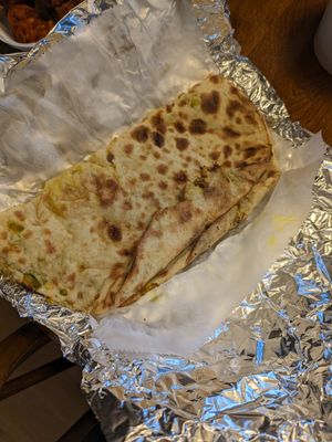 Aloo paratha at Everest Cuisine in Worthington