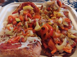 Pizza Bread at Love Cafe  in Oakhurst