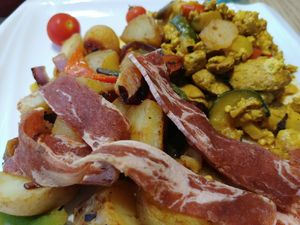 Breakfast Scramble at Love Cafe  in Oakhurst